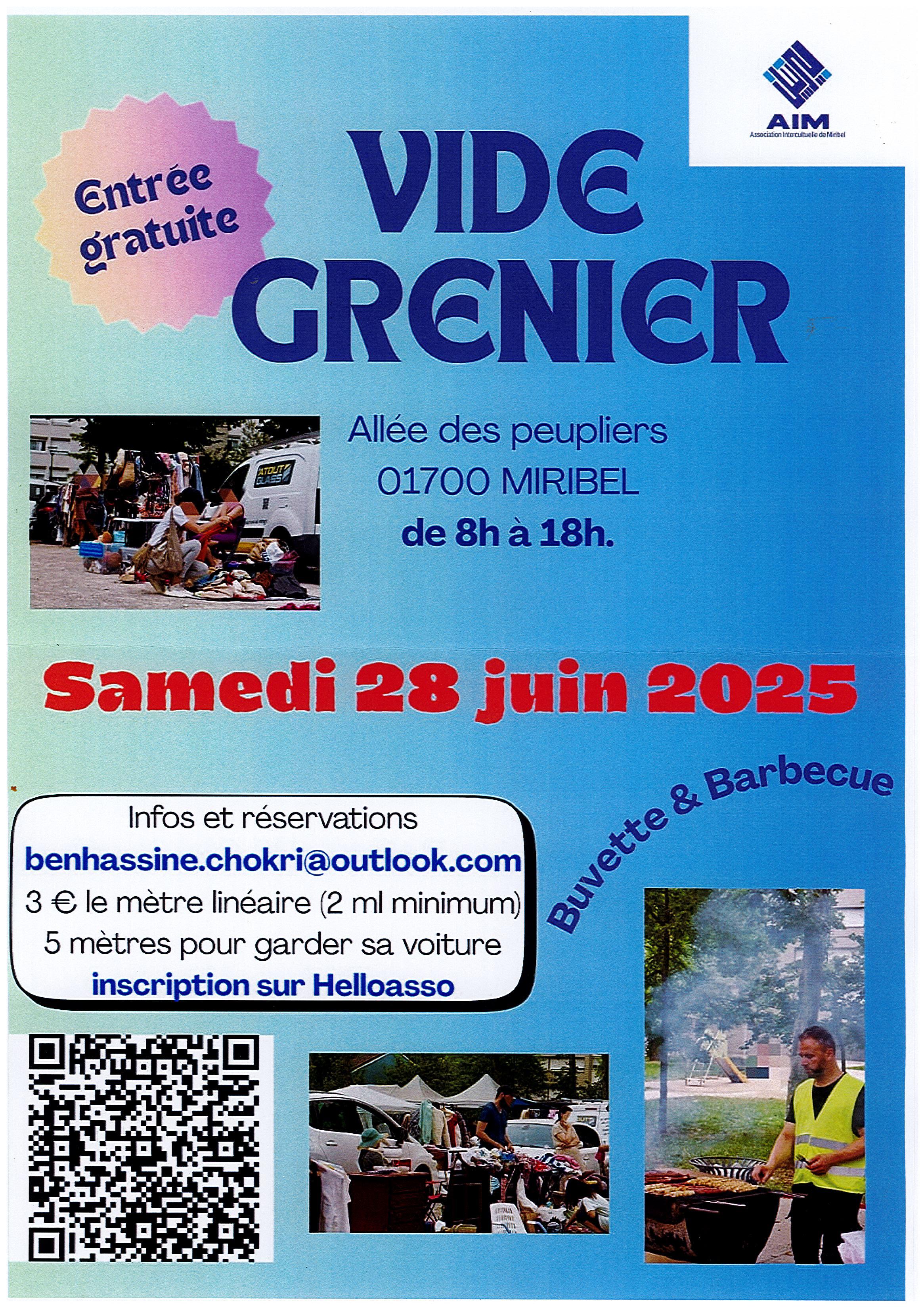 Vide grenier par l'Association Interculturelle de Miribel_Miribel