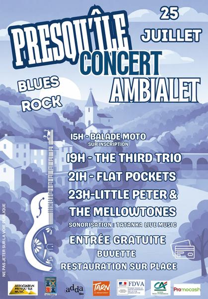 Presqu'île concert Ambialet