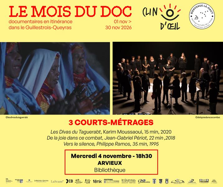 Clin d’œil - Le mois du film documentaire - 3 courts-métrages autour de la musique