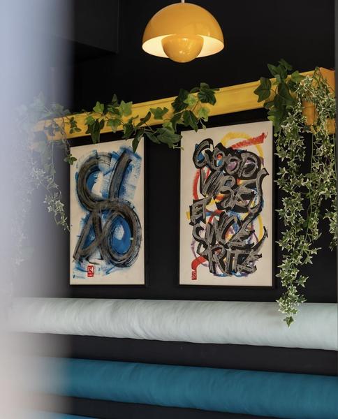 Décorations à l'intérieur du restaurant