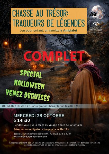 COMPLET - Chasse au trésor déguisée spéciale Halloween