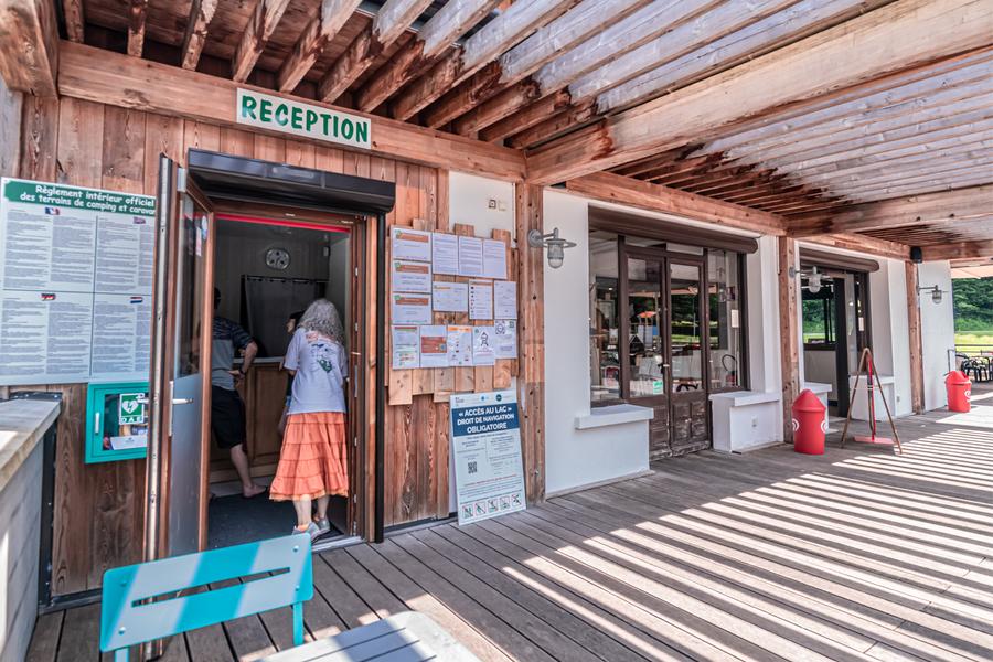 Réception Camping Les Peupliers Lépin-le-Lac