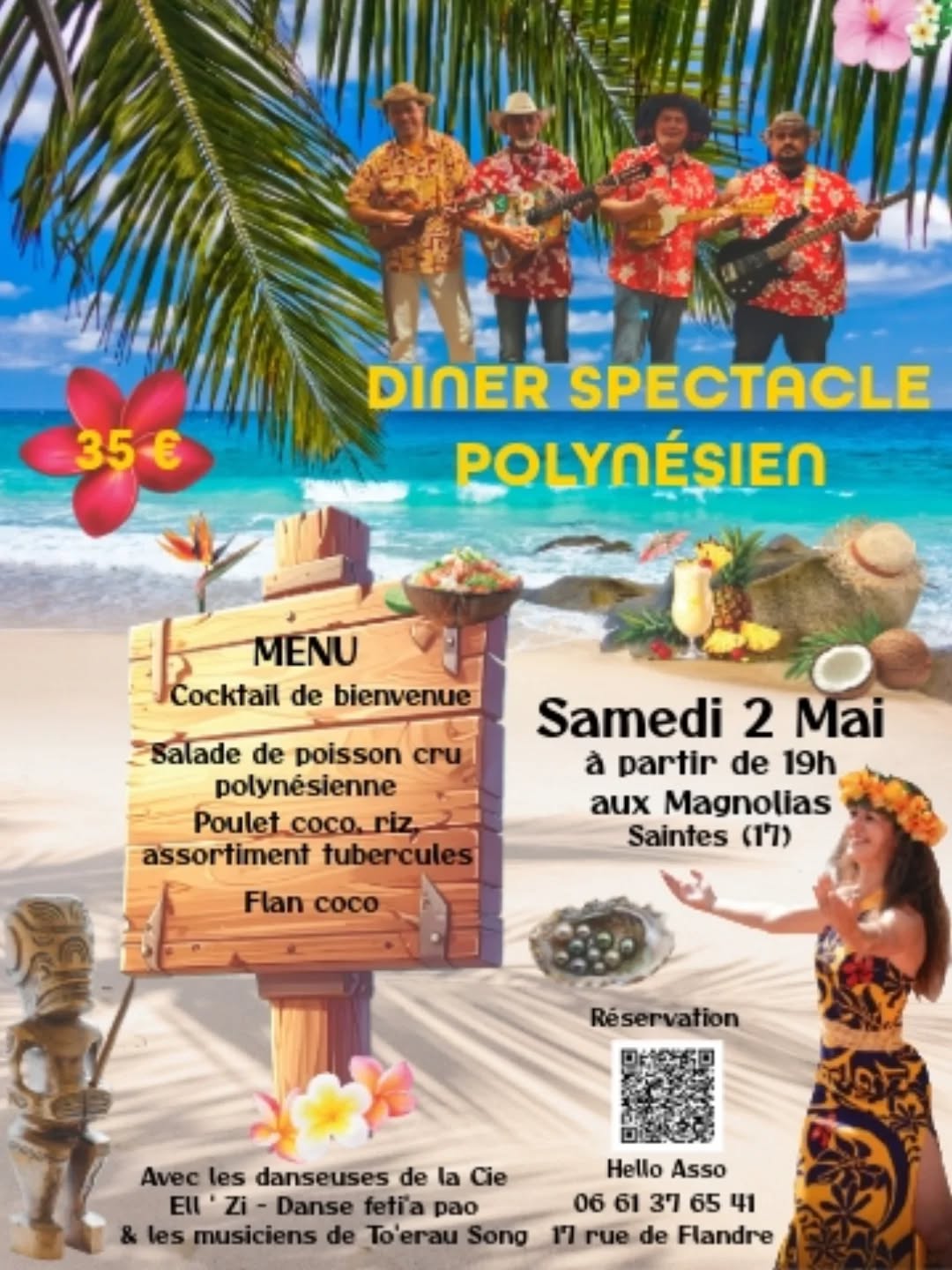 Dîner spectacle polynésien