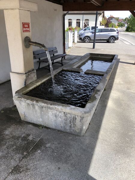 Fontaine à Grilly sur votre chemin