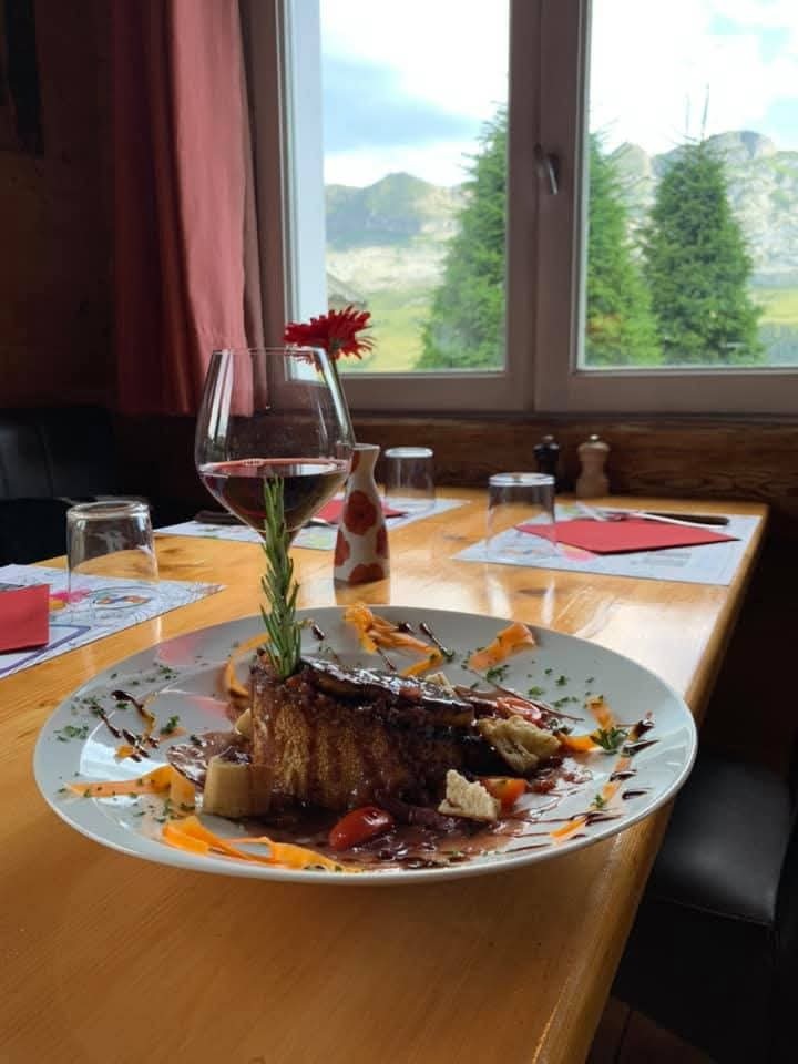 Dishes served at L'Ancolie