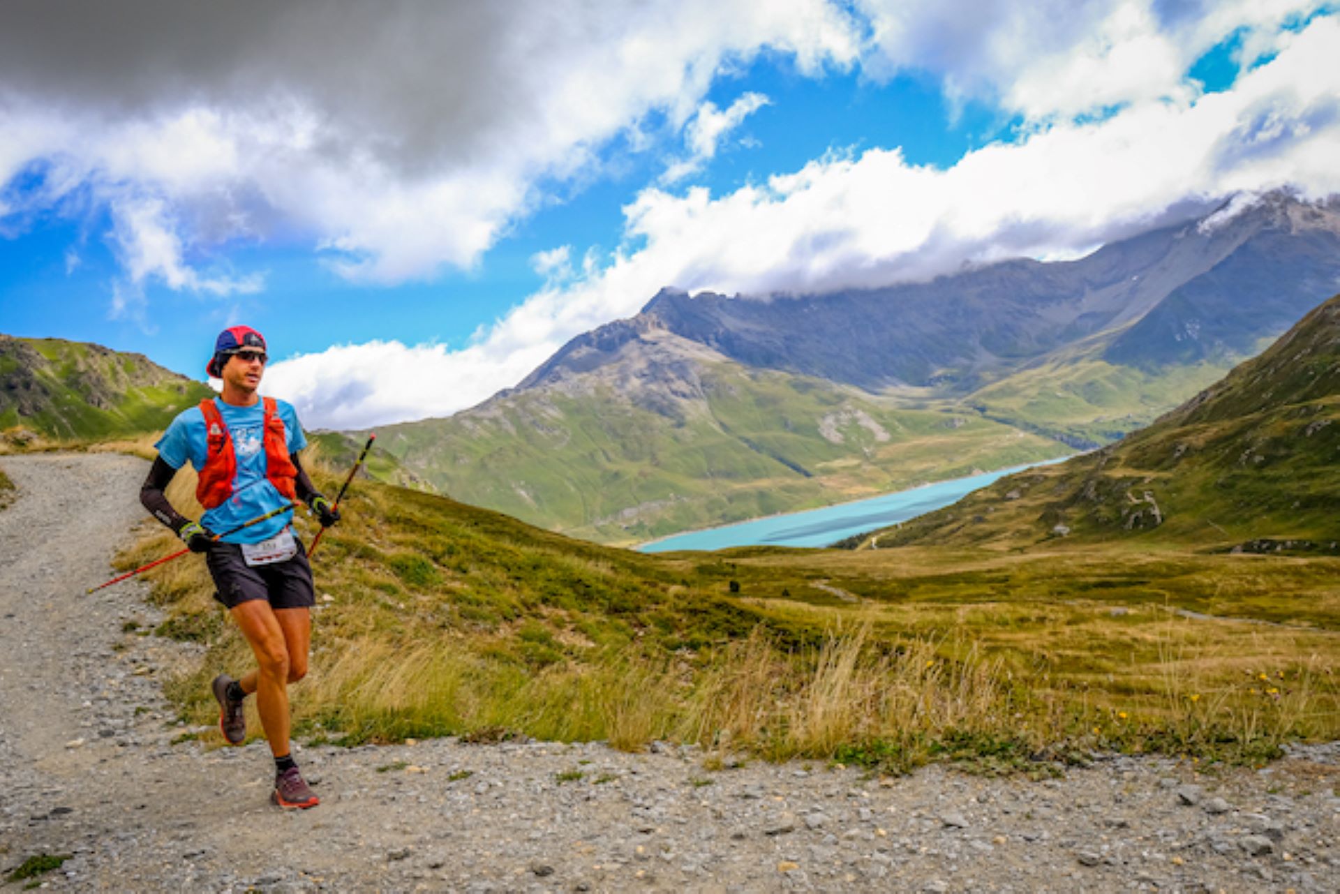 Trailer over Mont Cenis Lake