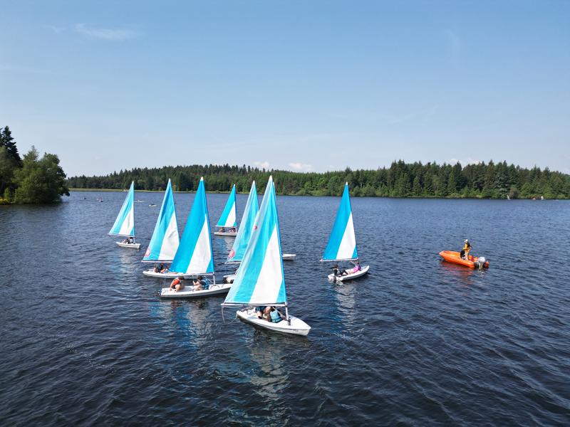 Voile sur le Lac de Devesset