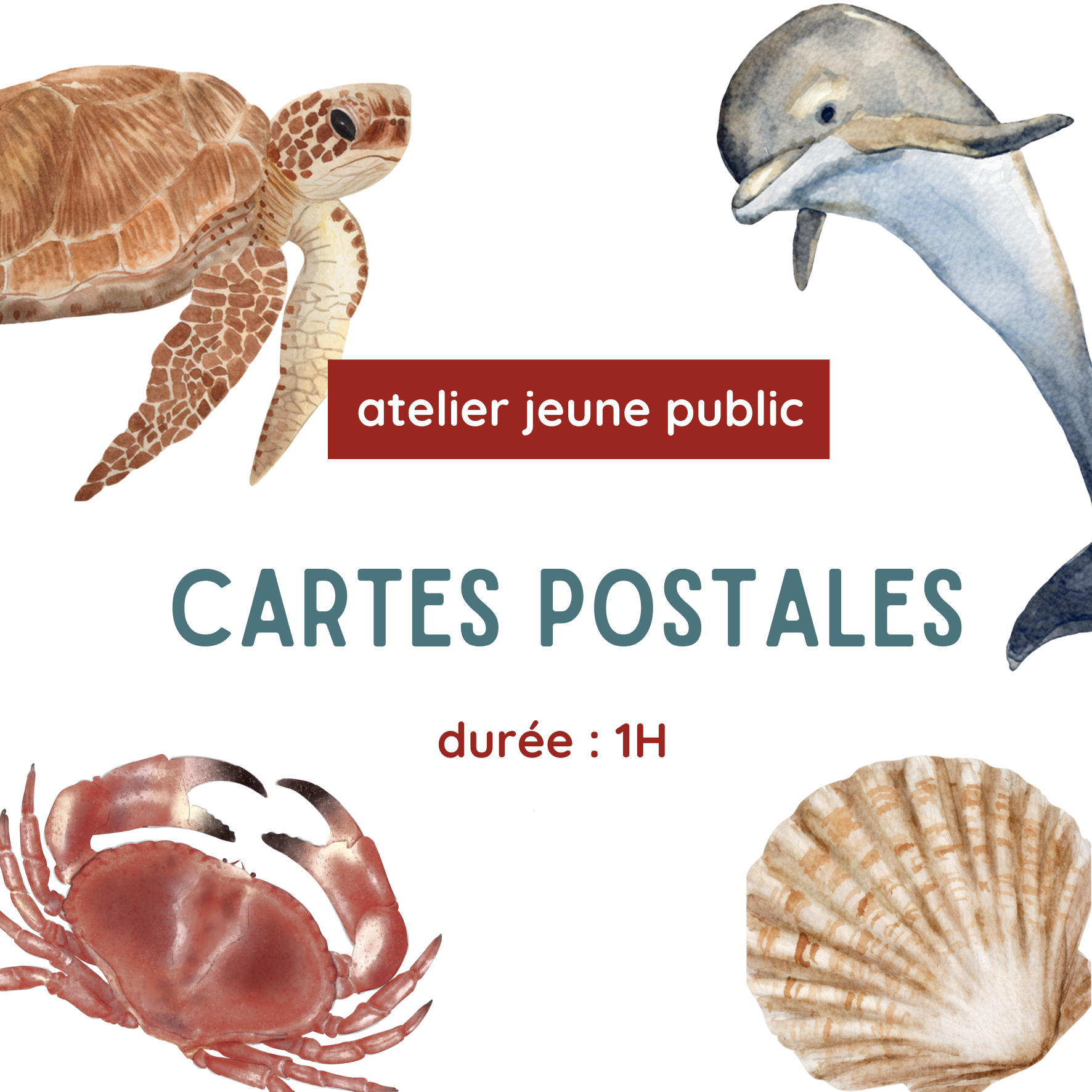 Atelier jeune public : Cartes postales