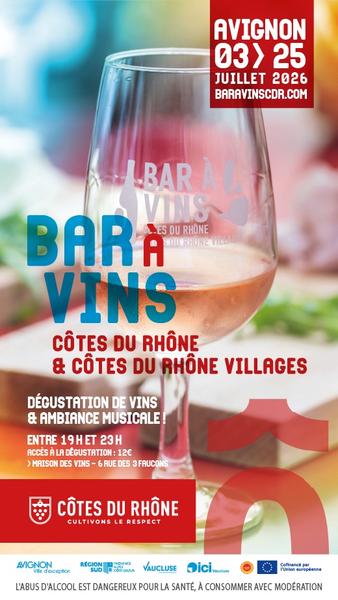 Le Bar à Vins des Côtes du Rhône durant le Festival d'Avignon_Avignon