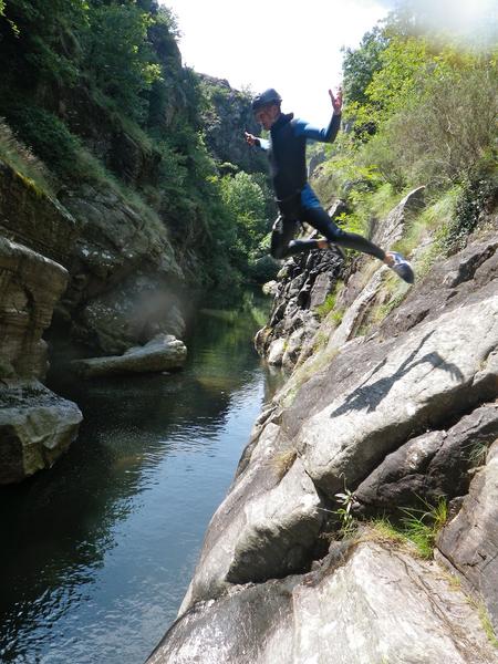 Sortie canyoning accompagnée d'un moniteur 