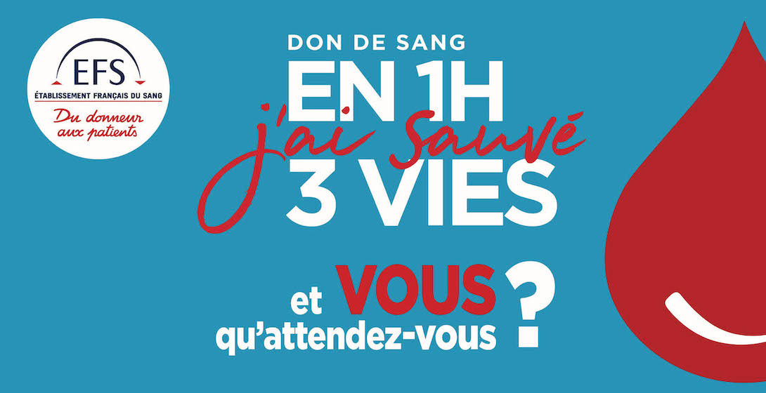 Collecte du don du sang