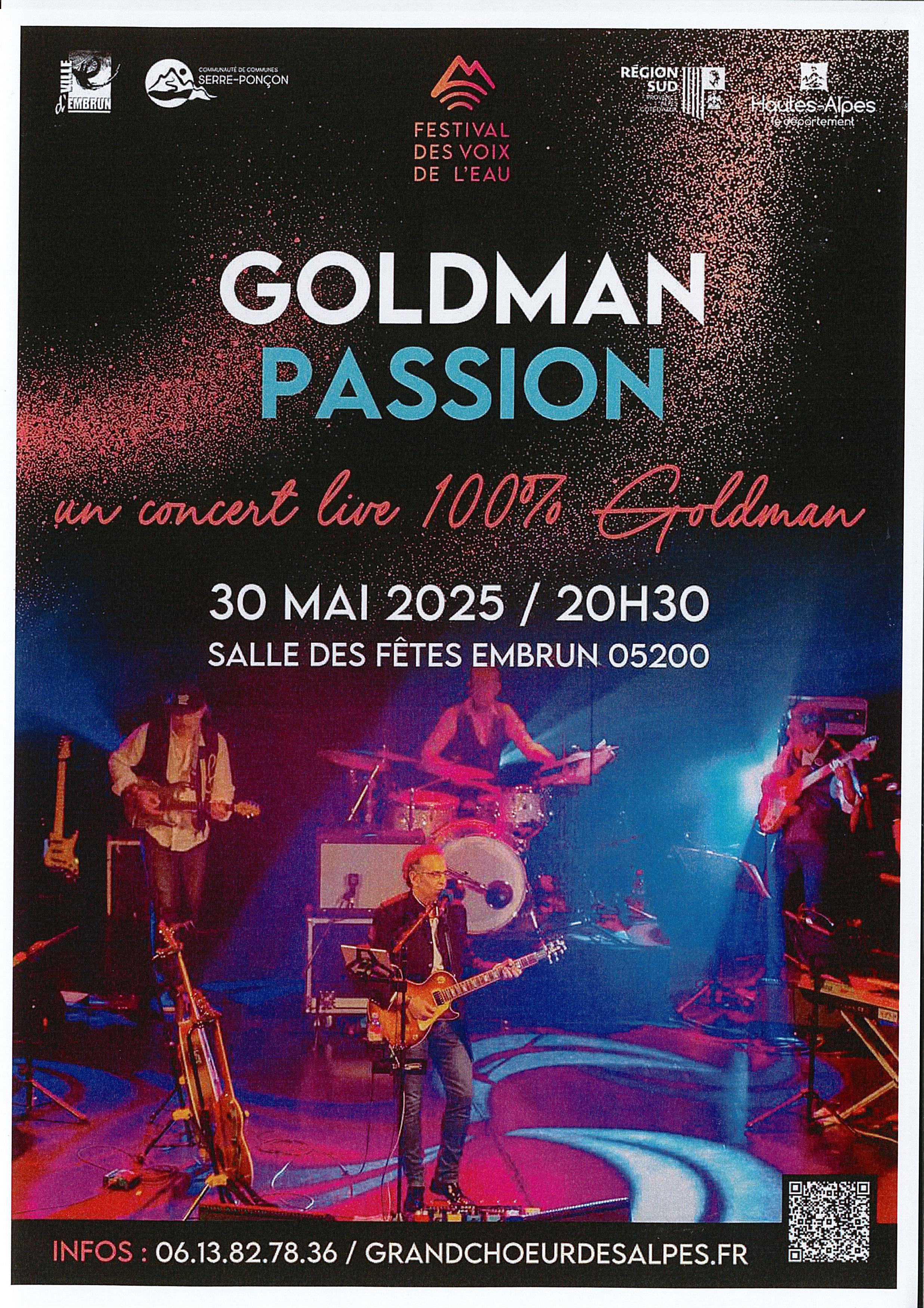 Festival des voix de l'eau - Concert Goldman Passion_Embrun