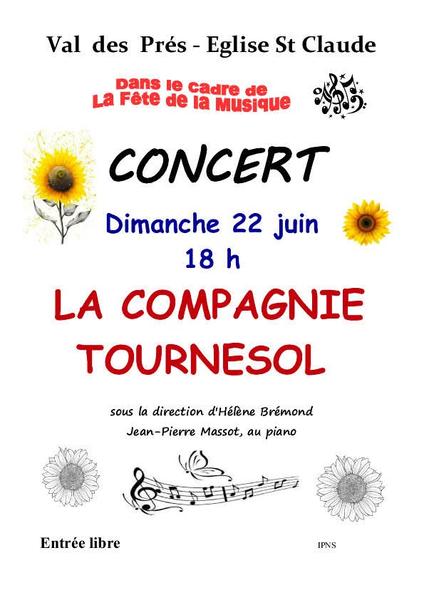 - © Asso de l'église Saint Pierre Concert avec la Compagnie Tournesol_Val-des-Prés - © Asso de l'église Saint Pierre