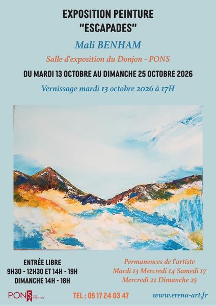 Exposition Peinture "Mali BENHAM"