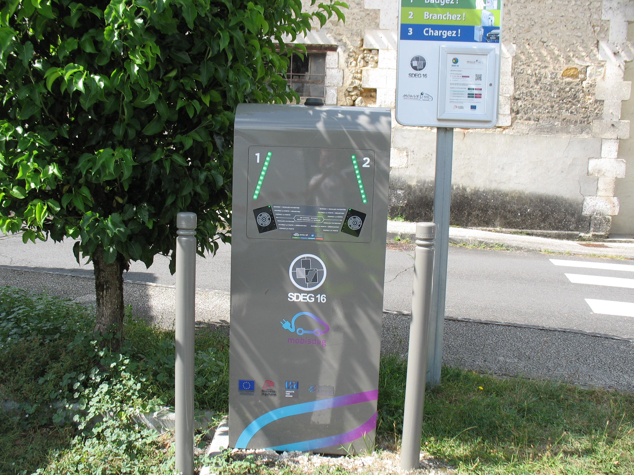 Borne de recharge pour voiture électrique MObiVE