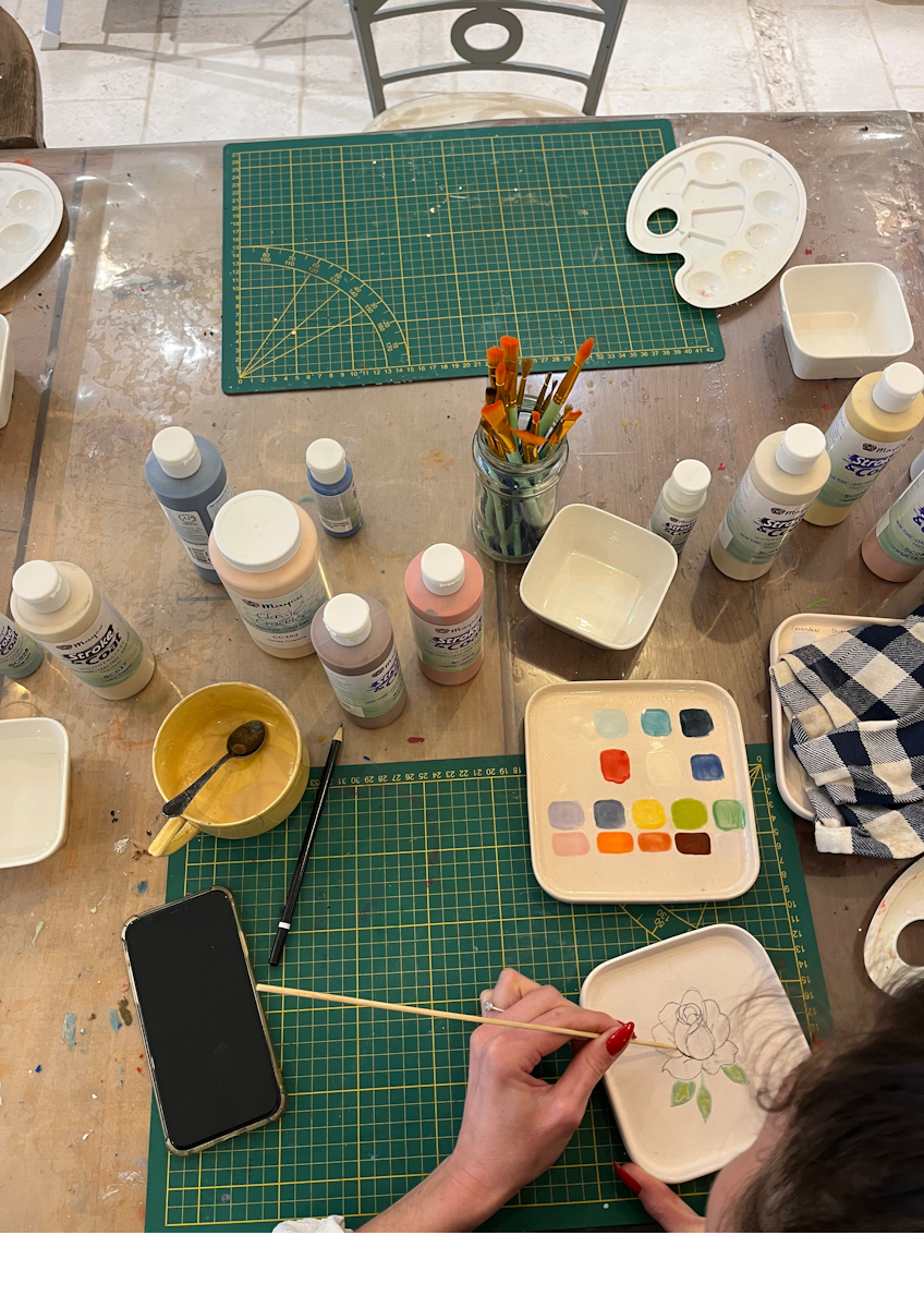 L’apéro Peinture sur céramique