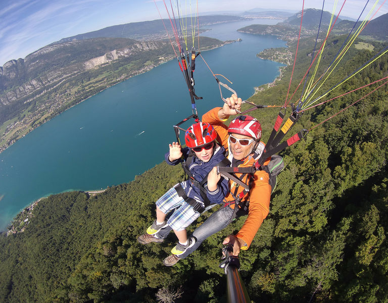 Aeroslide Bout du lac d'Annecy parapente