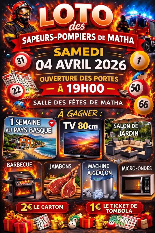 Loto des Sapeurs Pompiers