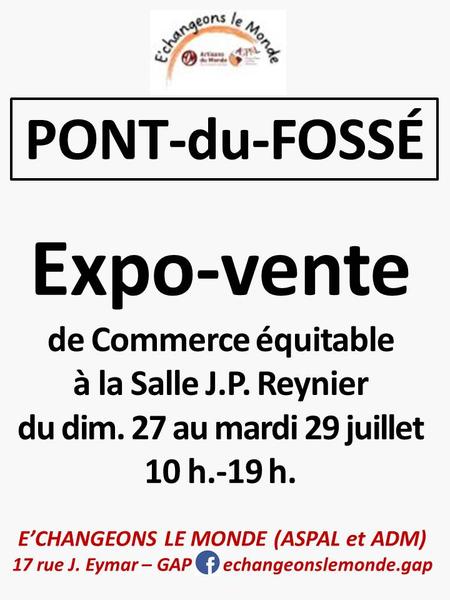 Expo-vente de commerce équitable - © ASPAL par nos soins Expo-vente de commerce équitable - © ASPAL par nos soins