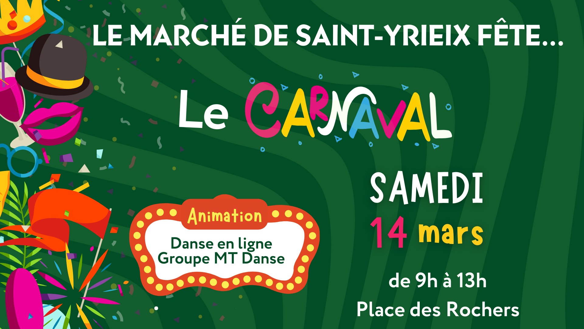 Le marché de Saint Yrieix fête... le Carnaval !