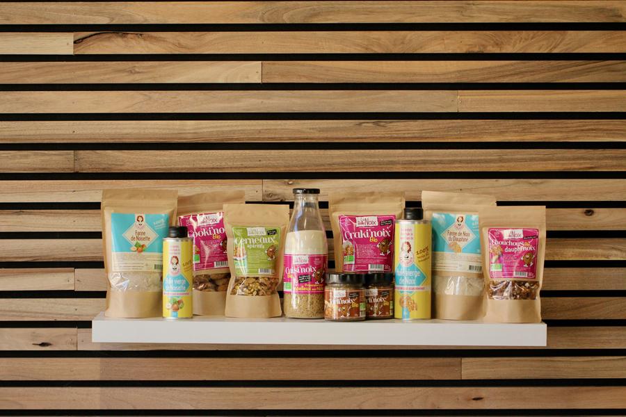 Produits sucrés et salés à base de noix