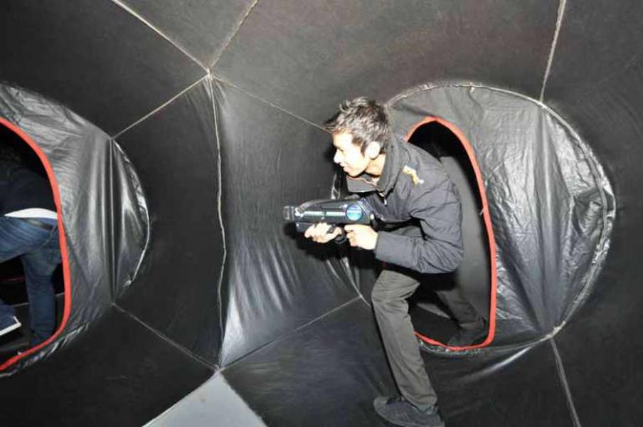 Labyrinthe et laser game gonflable Du 21 oct au 22 déc 2024