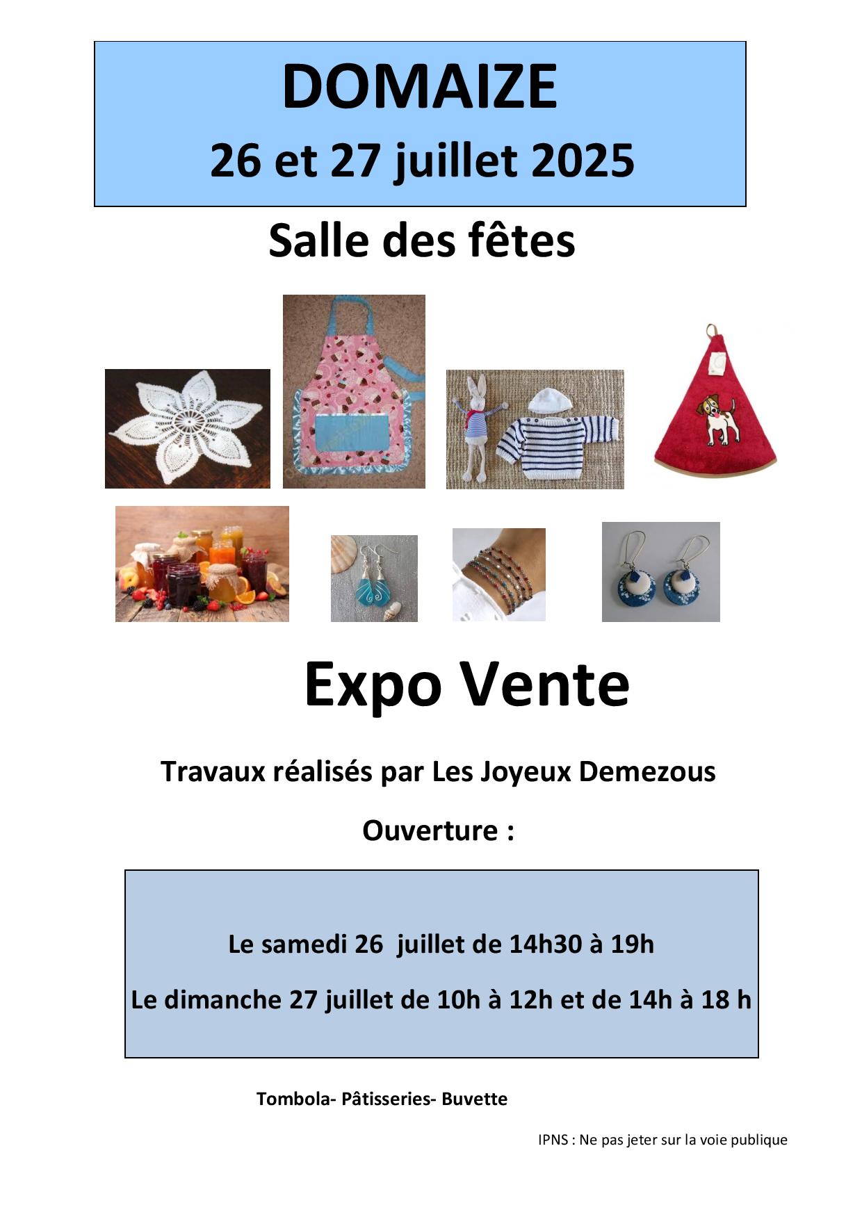 Expo-vente // Domaize