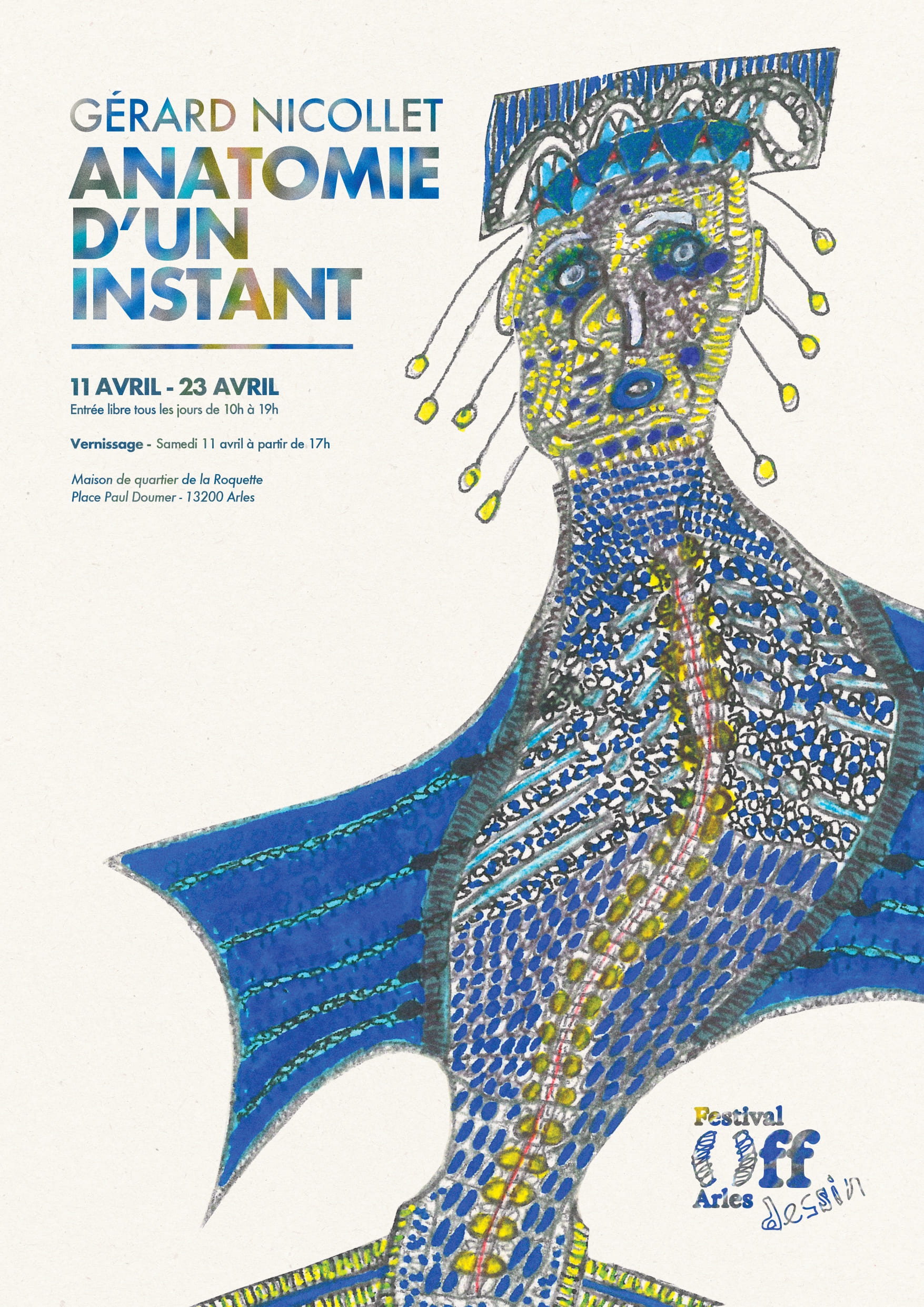 Anatomie d’un instant : dessins de Gérard Nicollet