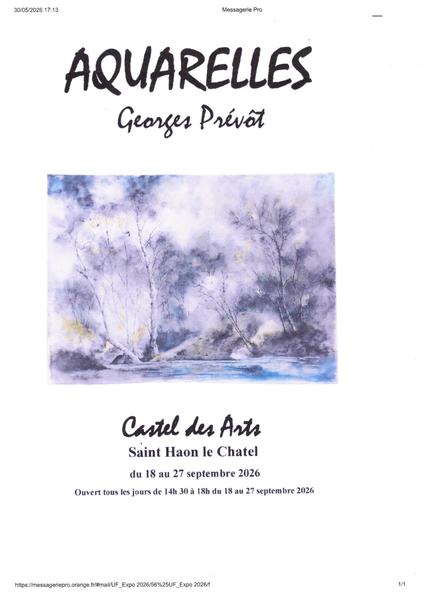 Exposition Georges PREVÔT