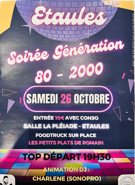 Soirée génération 80- 2000 organisée par l'UCE