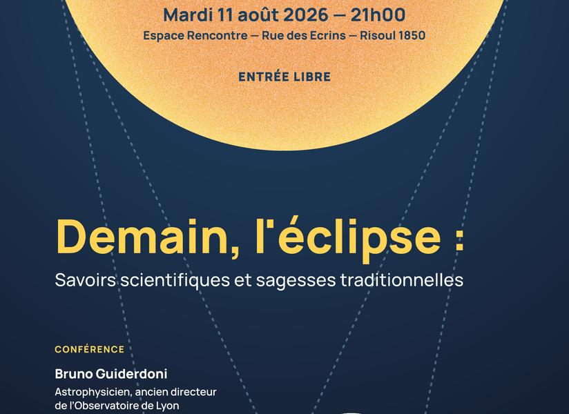 Demain, l'éclipse ! – Conférence de Bruno Guiderdoni