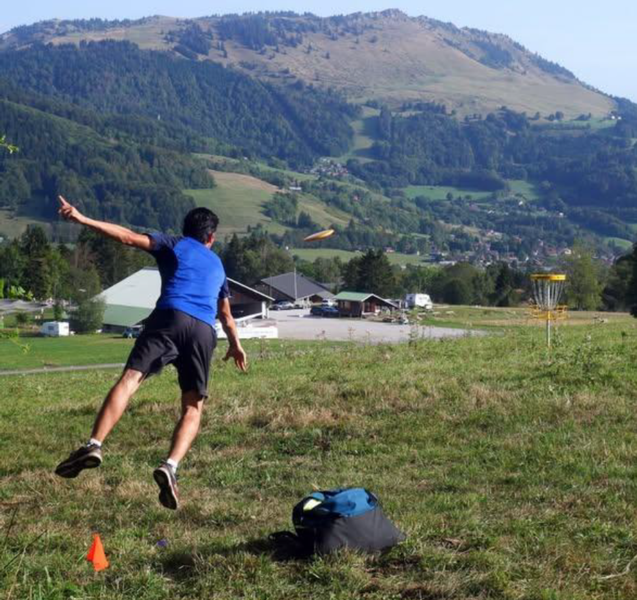 Lancé au disc golf