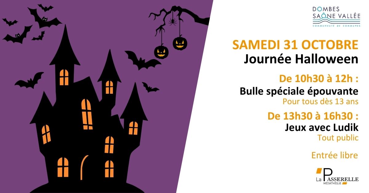 Journée Halloween à la médiathèque