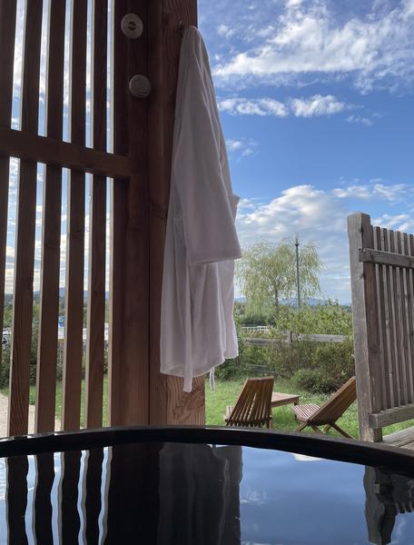 Vue incroyable depuis le bain nordique