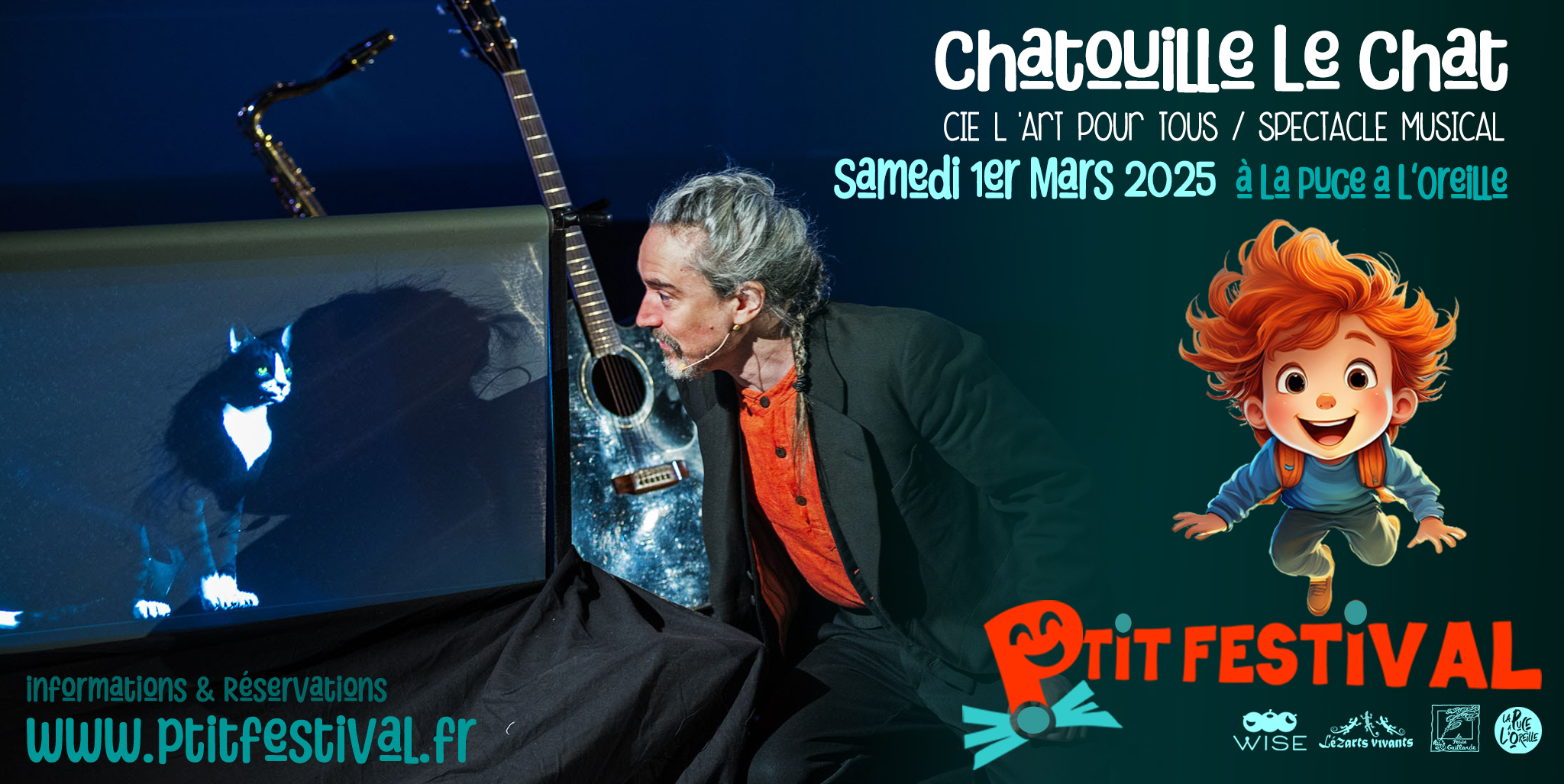 Le p'tit festival : Chatouille le chat- la puce à l'oreille