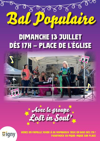 DANSER À IGNY PENDANT UN BAL POPULAIRE 
