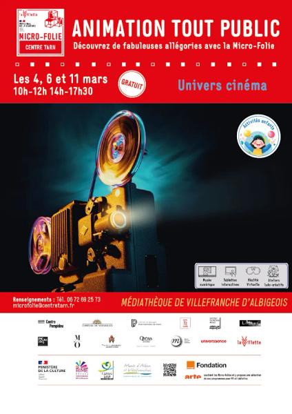 Micro Folie - univers cinéma