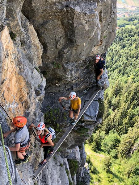 Via Ferrata avec les guides de Saint-Gervais / Les Contamines_Saint-Gervais-les-Bains