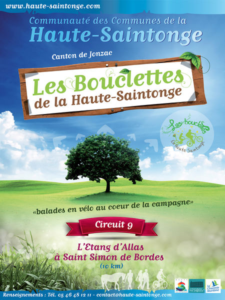 Bouclette vélo N°9 - "L'Étang d'Allas"