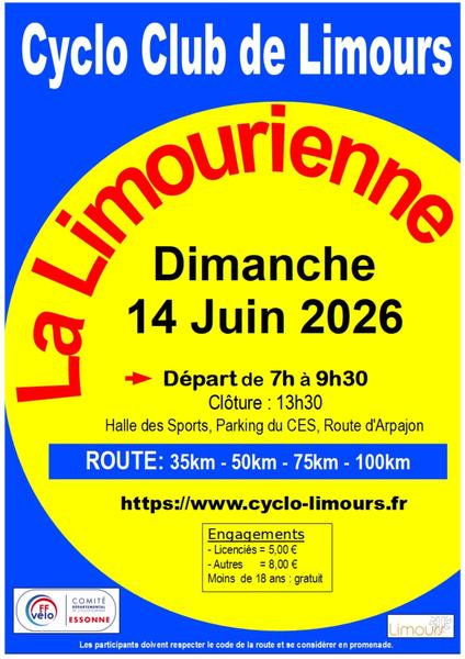 LA LIMOURIENNE, 14 juin 2026, à Limours