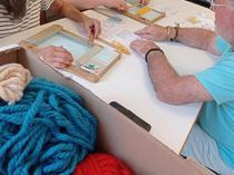 Atelier tissage avec un intervenant externe_Charlieu