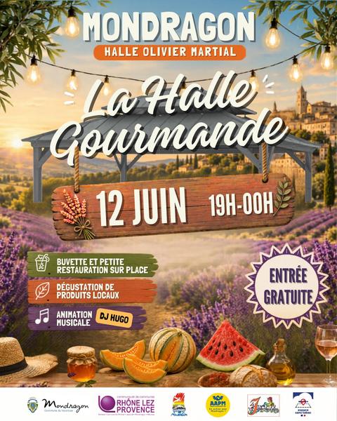 Marché nocturne La Halle Gourmande>