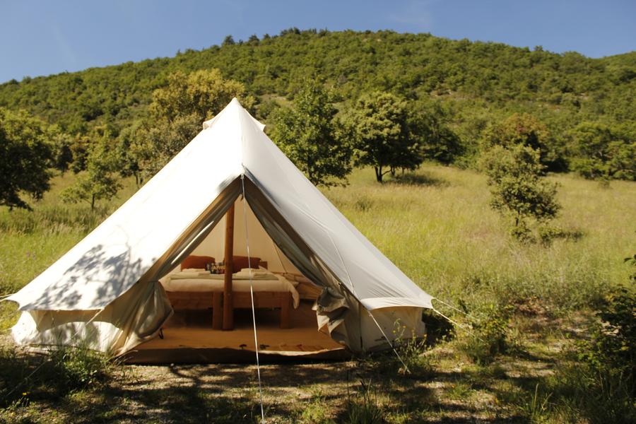 Domaine de la Done - Tentes_Montbrun-les-Bains
