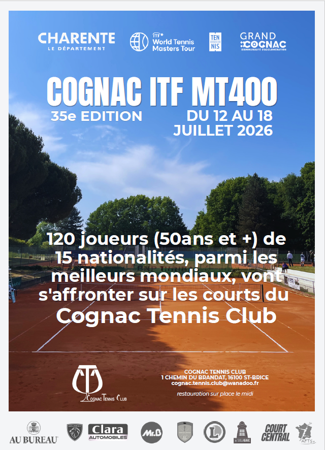 Tournoi World Tennis Masters Tour de Cognac