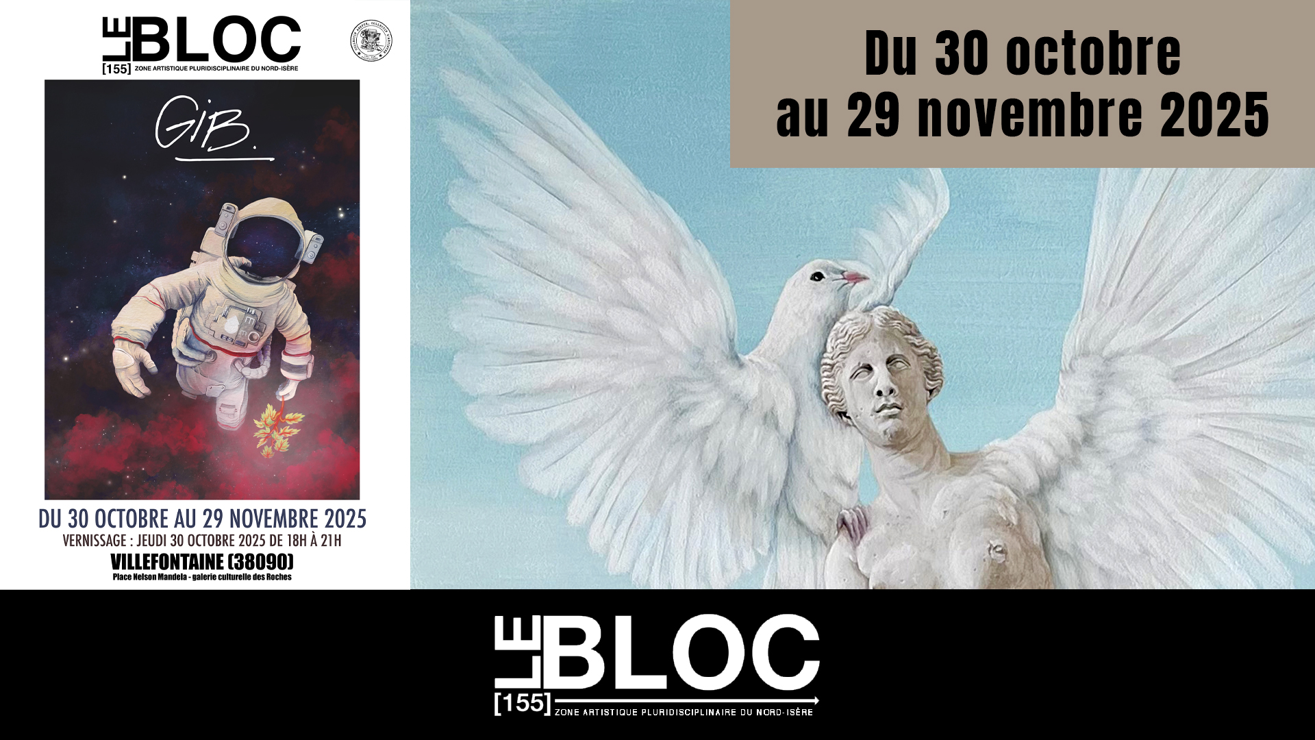 Exposition de GIB LA MANUFACTURE (Le BLOC 155)