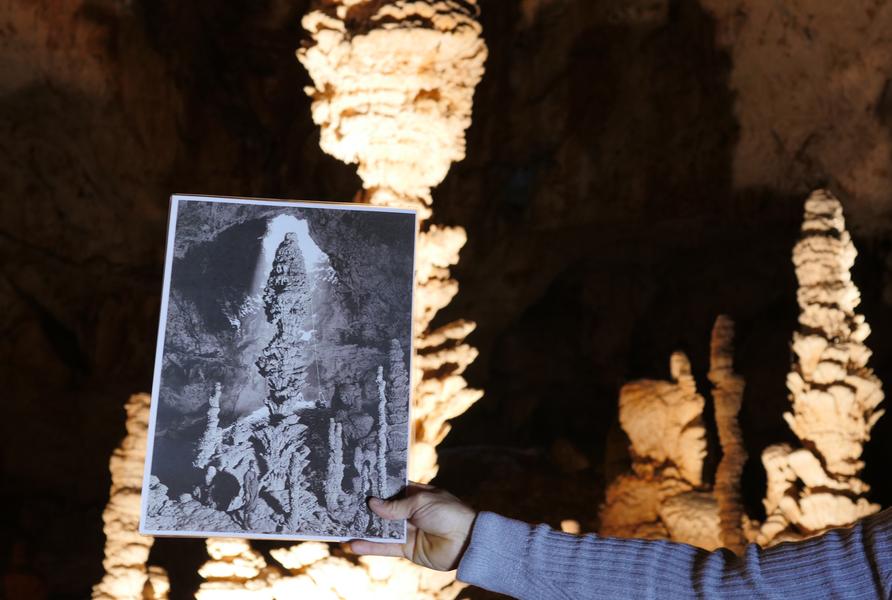 Visite historique - dans la grotte