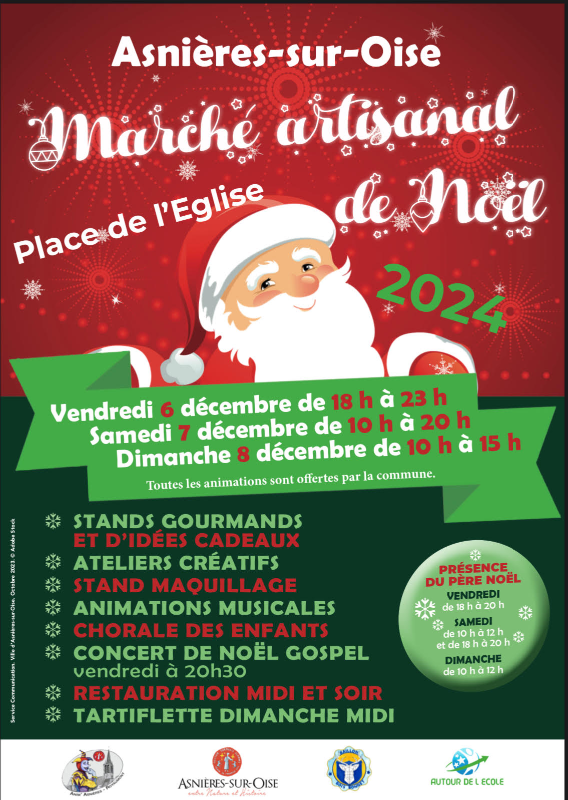 Marché artisanal de Noël Du 6 au 8 déc 2024