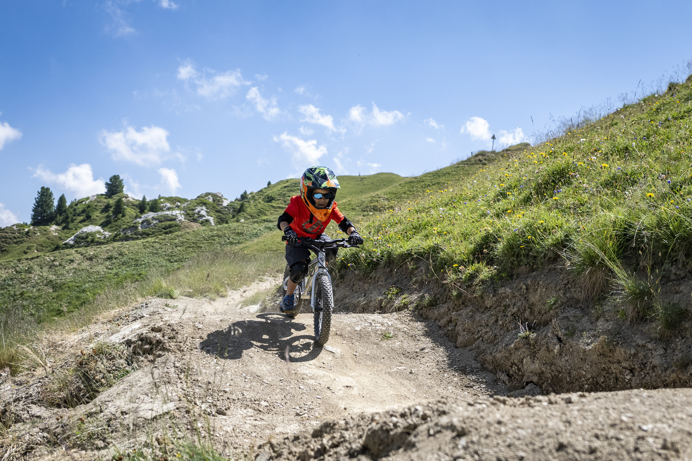 Descente sur le Bike Park