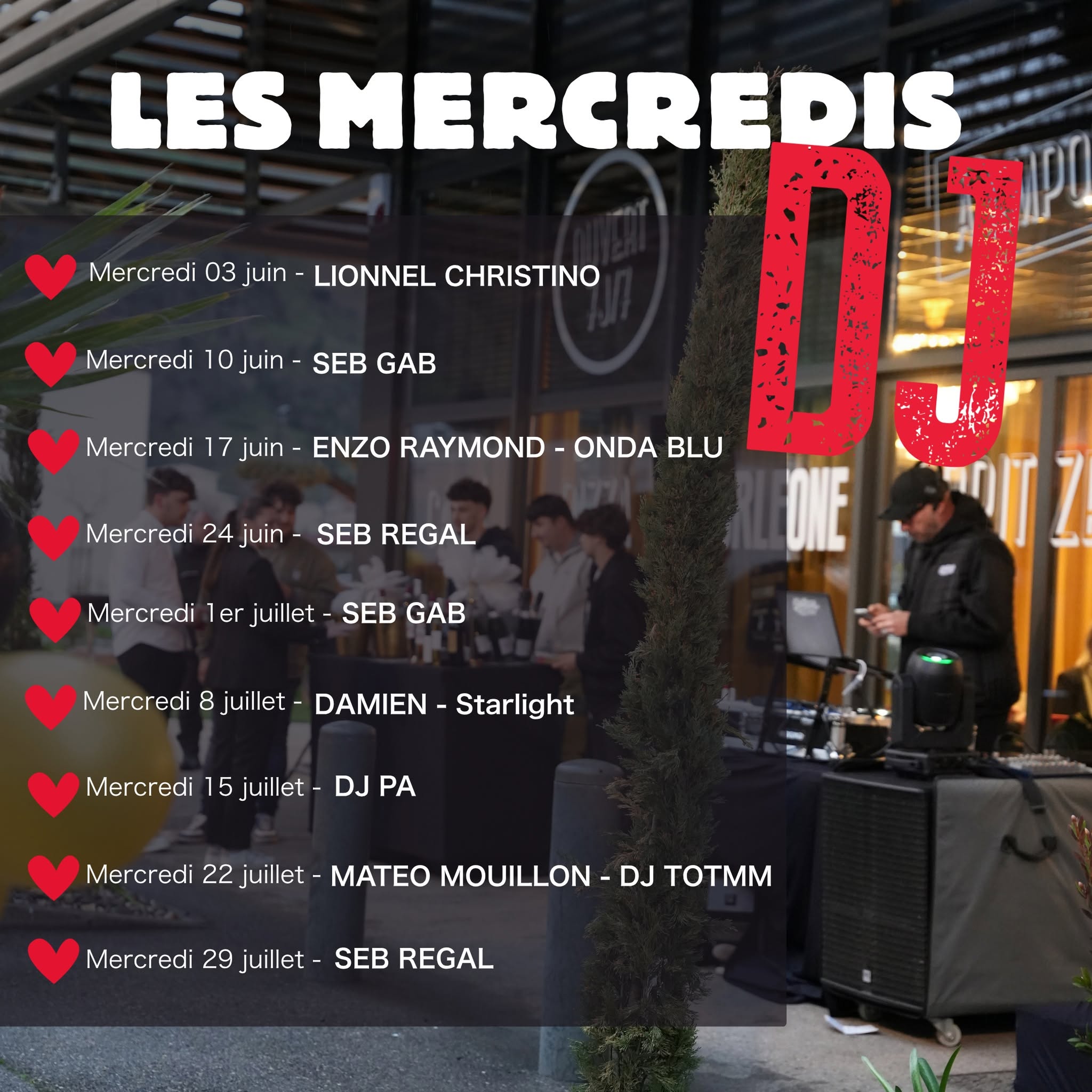 Les Mercredis DJ - Corleone Tournon
