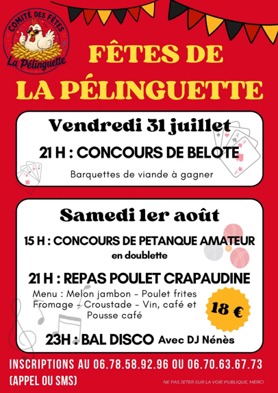 Fêtes de la Pélinguette_Cazeneuve